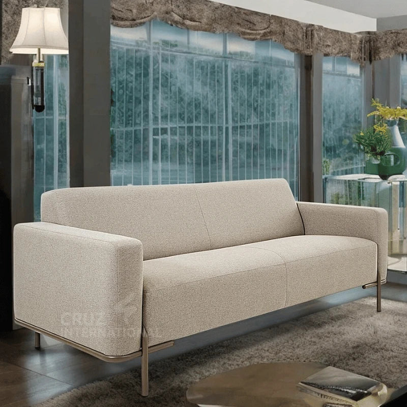 Modern Nicolas Sofa | Grey CRUZ INTERNATIONAL
